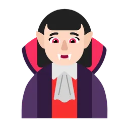 Woman Vampire: Light Skin Tone — Microsoft
