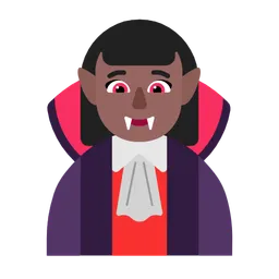 Woman Vampire: Medium-Dark Skin Tone — Microsoft