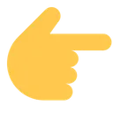 백핸드 인덱스가 오른쪽을 가리키고 있습니다.