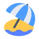 Beach with Umbrella