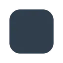 Black Medium Square