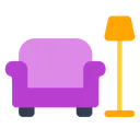 Couch and Lamp