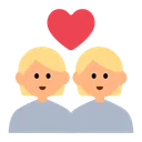 Couple with Heart: Medium-Light Skin Tone