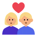 Couple with Heart: Woman, Man, Medium-Light Skin Tone