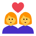 Couple with Heart: Woman, Woman
