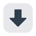 Downwards Black Arrow