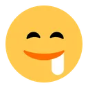 침 흘리는 얼굴