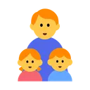 Family: Man, Girl, Boy