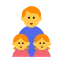 Family: Man, Girl, Girl