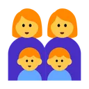 Family: Woman, Woman, Boy, Boy