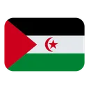 Flag: Western Sahara