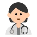 의료 종사자: 밝은 피부 톤