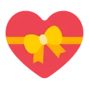 리본이 달린 하트