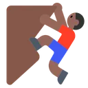 Man Climbing: Medium-Dark Skin Tone