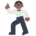 Man Dancing: Medium-Dark Skin Tone