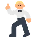 Man Dancing: Medium-Light Skin Tone
