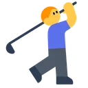 Man Golfing