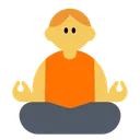 Man in Lotus Position