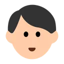 남자: 밝은 피부 톤