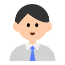 남성 직장인: 밝은 피부 톤
