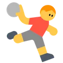 Man Playing Handball