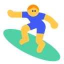 Man Surfing