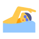 Man Swimming