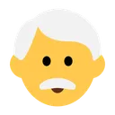 남자: 흰 머리