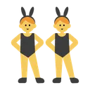 Men with Bunny Ears