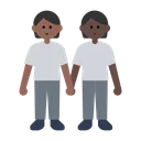 People Holding Hands: Medium-Dark Skin Tone, Dark Skin Tone