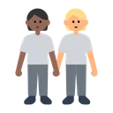 People Holding Hands: Medium-Dark Skin Tone, Medium-Light Skin Tone
