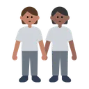 People Holding Hands: Medium Skin Tone, Medium-Dark Skin Tone