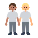People Holding Hands: Medium Skin Tone, Medium-Light Skin Tone