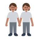 People Holding Hands: Medium Skin Tone