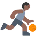 Person Bouncing Ball: Medium-Dark Skin Tone