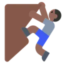 Person Climbing: Medium-Dark Skin Tone