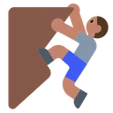 Person Climbing: Medium Skin Tone