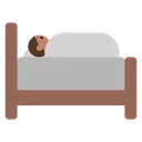 Person in Bed: Medium Skin Tone