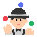 Person Juggling: Light Skin Tone