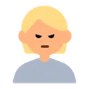삐죽거리는 사람: 중간 정도의 밝은 피부 톤
