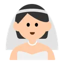 베일을 쓴 사람: 밝은 피부 톤