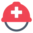 Helmet with White Cross