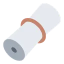 Rolled-Up Newspaper
