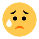 슬프지만 안도하는 얼굴