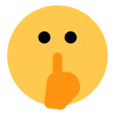 쉬쉬하는 얼굴