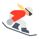 Snowboarder: Medium-Light Skin Tone