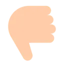엄지손가락: 밝은 피부 톤