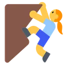 Woman Climbing