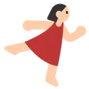 Woman Dancing: Light Skin Tone