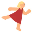 Woman Dancing: Medium-Light Skin Tone